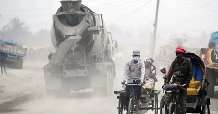 বায়ুদূষণে শীর্ষে ঢাকা, বায়ু আজ খুবই অস্বাস্থ্যকর