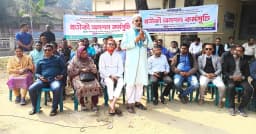 মৌলভীবাজারে বৈষম্যহীন ৯ম পে-স্কেল বাস্তবায়নের দাবিতে প্রতীকী অনশন