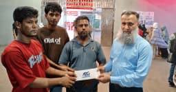 দগ্ধ রাকিবের চিকিৎসায় আনভীর বসুন্ধরা গ্রুপ ফাউন্ডেশনের সহায়তা