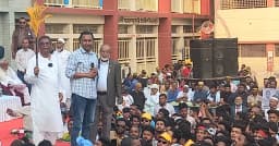 চাঁদপুরে-৩ আসনে ধানের শীষের বিশাল নির্বাচনী জনসভা