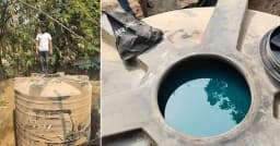 বাঁশঝাড়ের নিচে পানির ট্যাংকে উদ্ধার ১০ হাজার লিটার ডিজেল