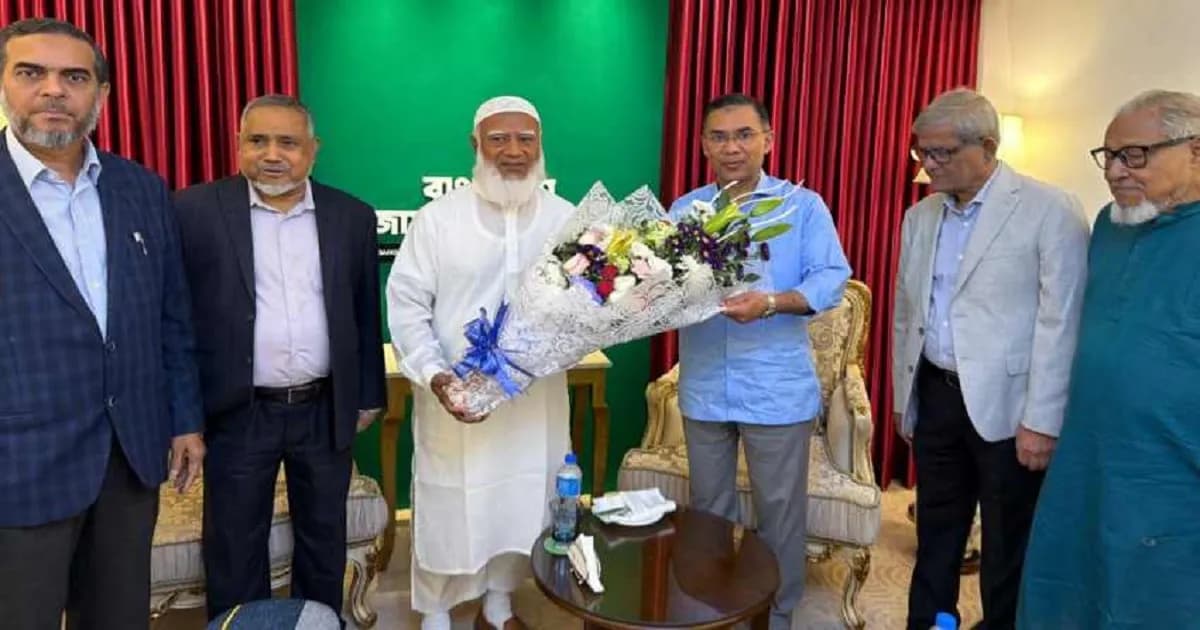 জামায়াত আমিরের বাসায় তারেক রহমান