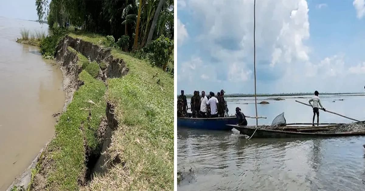 তিস্তা নদী থেকে থামছে না অবৈধ পাথর উত্তোলন, বাড়ছে ভাঙনের ভয়