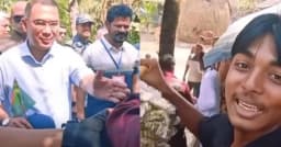 ‘আমি বাদাম বেচি, আলহামদুলিল্লাহ প্রধানমন্ত্রীর সঙ্গে হাত মিলাইছি’