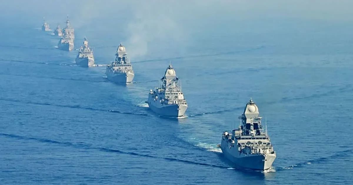 ভারতের আন্তর্জাতিক নৌ মহড়ায় অংশ নিয়েছে বাংলাদেশ