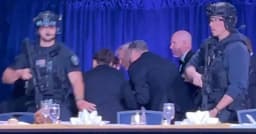 নৈশভোজে গুলির শব্দে আতঙ্ক, দ্রুত নিরাপদে সরানো হলো ট্রাম্পকে