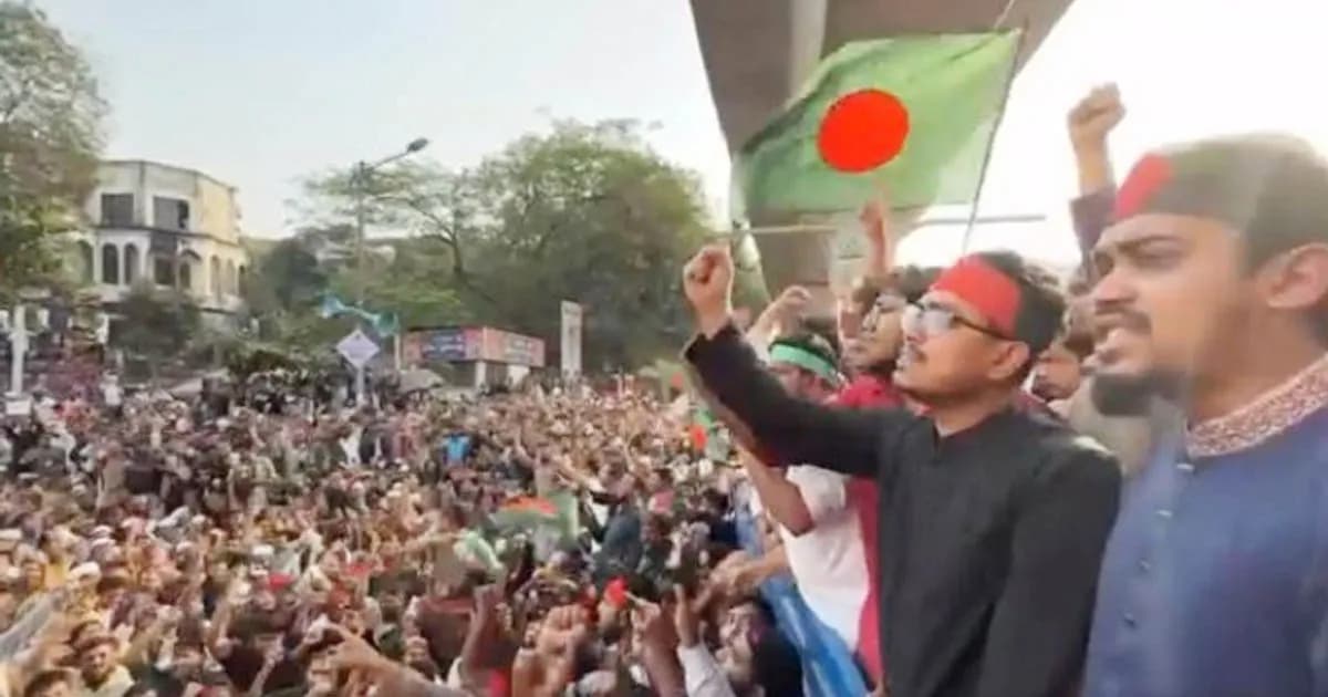 শাহবাগ মোড়কে ‘শহীদ ওসমান হাদি চত্বর’ ঘোষণা সাদিক কায়েমের