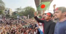 শাহবাগ মোড়কে ‘শহীদ ওসমান হাদি চত্বর’ ঘোষণা সাদিক কায়েমের