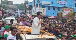মন্ত্রী হওয়ার পর প্রথম ভোলায় পার্থ, পথে পথে সংবর্ধনা