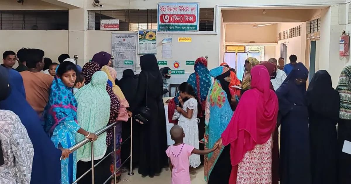 ফুলবাড়ীতে লক্ষণ দেখে হামের চিকিৎসা, নেই পরীক্ষার ব্যবস্থা