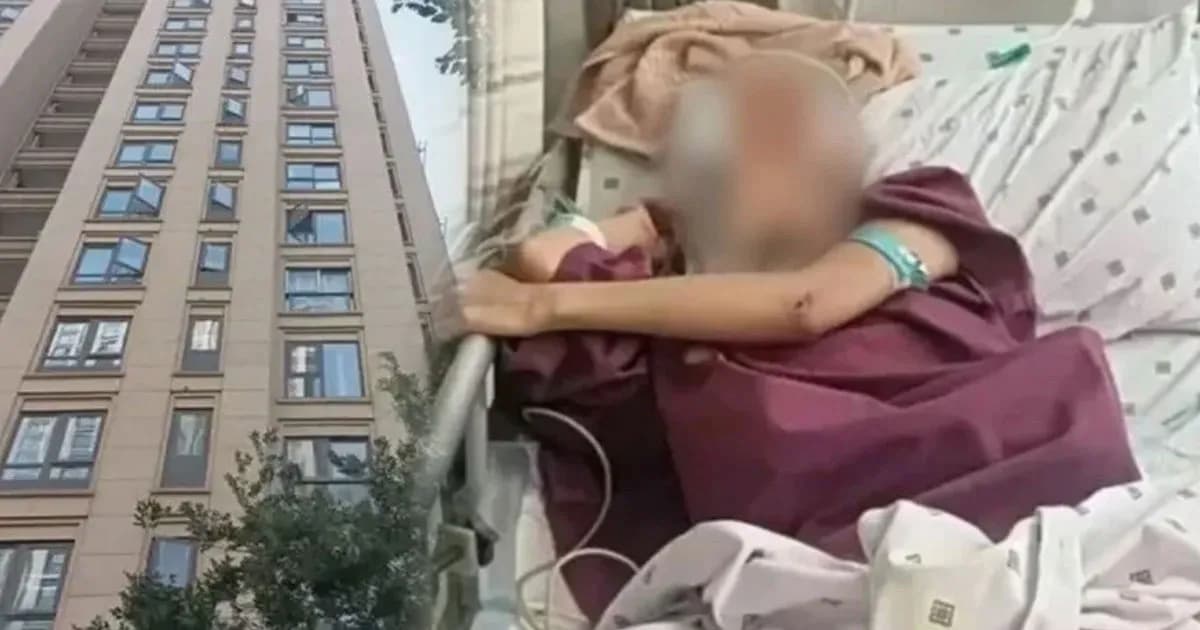 ১৮ তলা থেকে লাফ, অলৌকিকভাবে বাঁচলেন তরুণী!