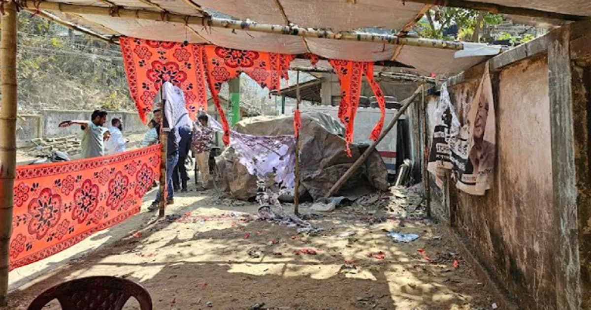 বিএনপির নির্বাচনি ক্যাম্পে আগুন দিল দুর্বৃত্তরা