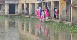 নলছিটিতে বিষখালীর ভাঙনে চার বিদ্যালয়, আতঙ্কে শিক্ষার্থীরা
