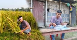 নানার ঘামে জিপিএ-৫, উচ্চশিক্ষার স্বপ্নে সহায়তা চায় শাহরিয়ার