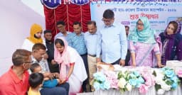 মসিক এলাকায় জরুরি হাম-রুবেলা টিকাদান ক্যাম্পেইনের উদ্বোধন