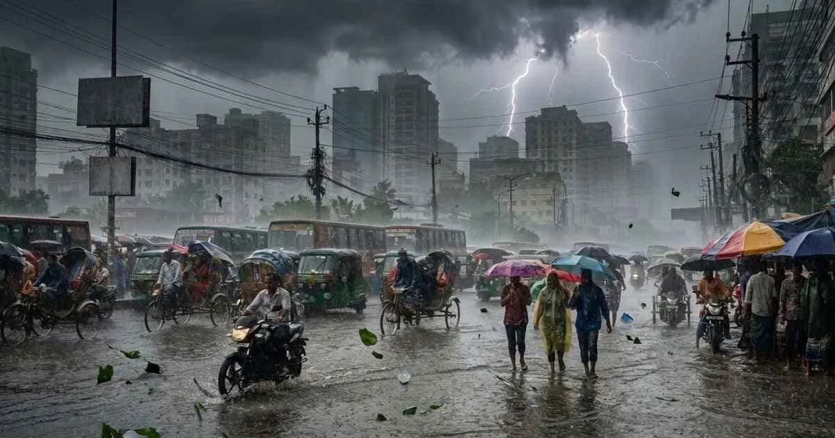 ঢাকাসহ দেশজুড়ে আরও ৫ দিন ঝড়বৃষ্টির আভাস