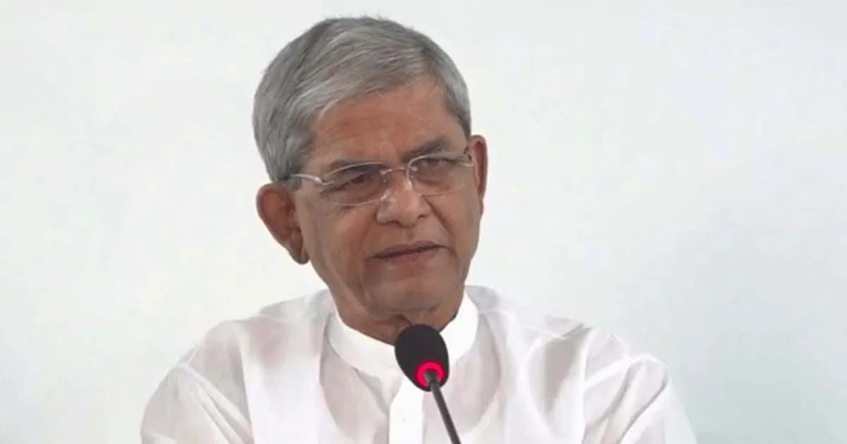 বিএনপি মহাসচিব মির্জা ফখরুলের মনোনয়ন বৈধ ঘোষণা
