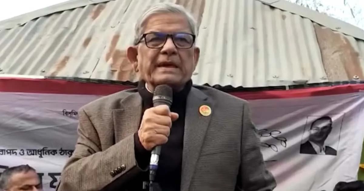 নির্বাচন থেকে সততা পালিয়ে গেছে: মির্জা ফখরুল