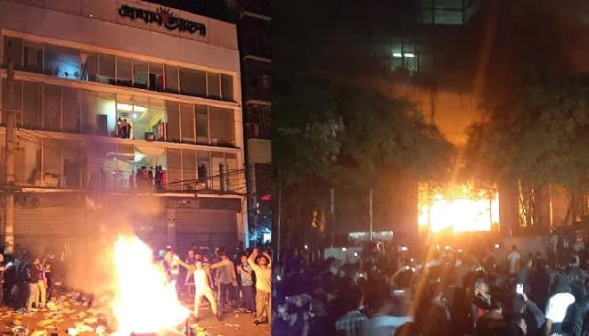 প্রথম আলো-ডেইলি স্টারে হামলার ঘটনায় গ্রেপ্তার ৯