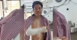 অকটেন না পেয়ে ট্যাগ অফিসারের হাত ভেঙে দিলেন যুবকরা