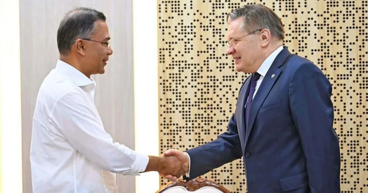 প্রধানমন্ত্রীর সঙ্গে রোসাটম প্রধানের সৌজন্য সাক্ষাৎ