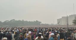 খুলে দেওয়া হলো সংসদের দক্ষিণ প্লাজার প্রবেশ পথ, লাখো মানুষের ঢল