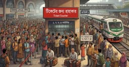 টিকিটের জন্য হাহাকার, কক্সবাজার রুটে তবু বাড়ছে না ট্রেন