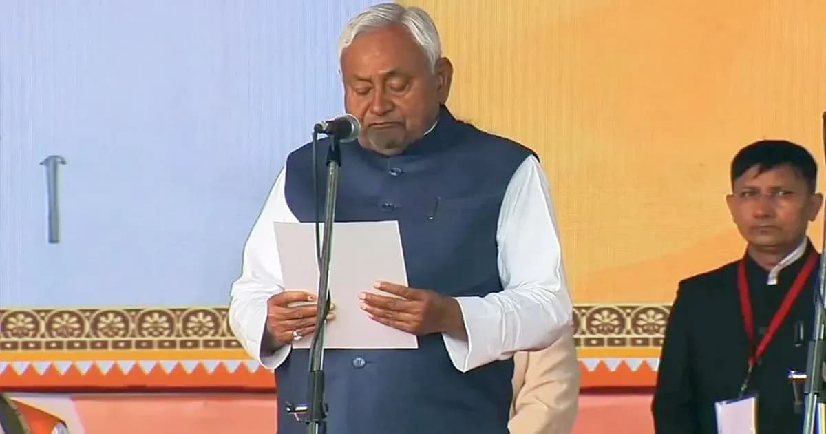 ভারতের ইতিহাসে নজির: দশমবার মুখ্যমন্ত্রীর শপথ নিলেন নীতিশ কুমার