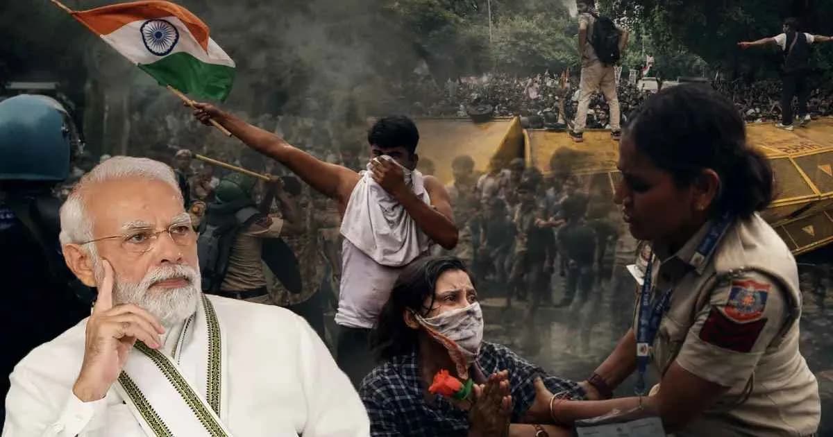 আন্দোলনে কাঁপছে ভারত, তবে কী বাজছে মোদির বিদায়ের ঘণ্টা?