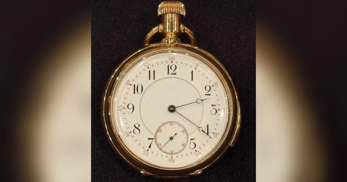 টাইটানিক যাত্রীর মরদেহে থাকা ঘড়ি রেকর্ডমূল্যে বিক্রি