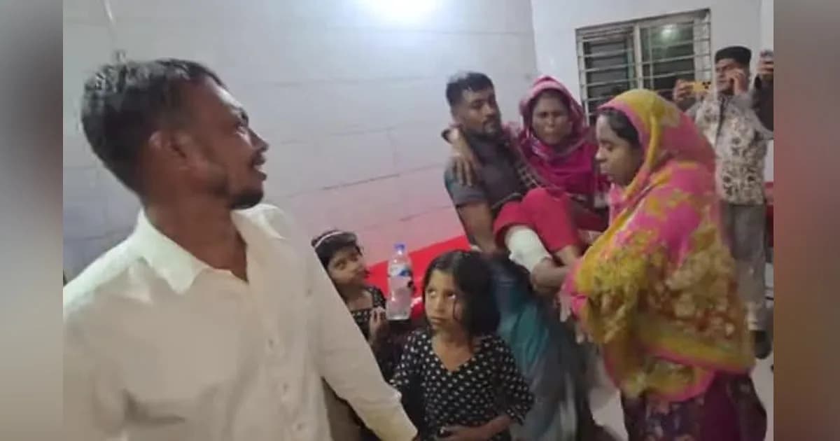 শ্রীপুরে মাদক সেবনে বাধা দেওয়ায় নারীকে গুলি, স্বামীকে কুপিয়ে জখম