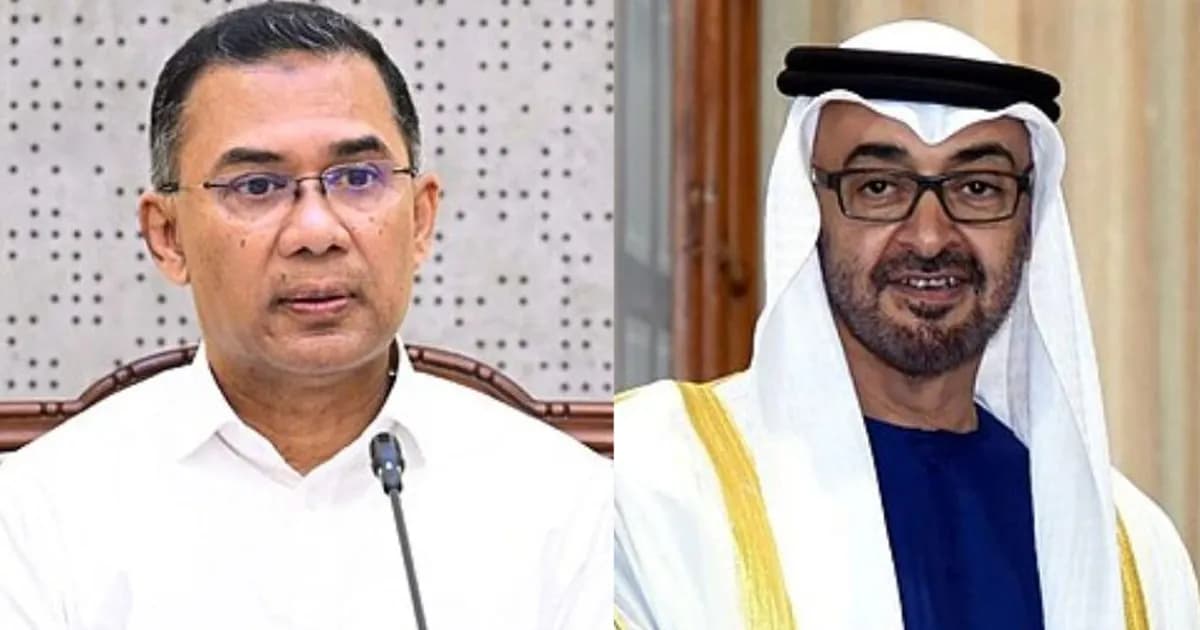 আমিরাতের প্রেসিডেন্টের কাছে প্রধানমন্ত্রীর বিশেষ বার্তা