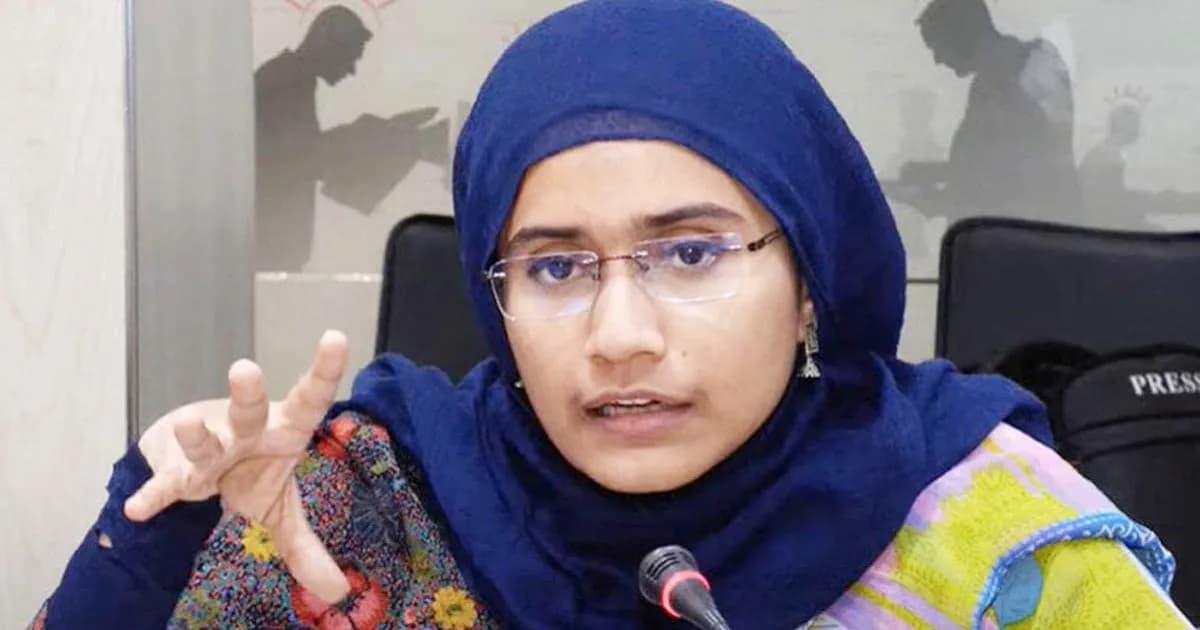 ‘শাপলা কলি’ দিয়ে এনসিপিকে বাচ্চা হিসেবে দেখানোর চেষ্টা: সামান্তা শারমিন