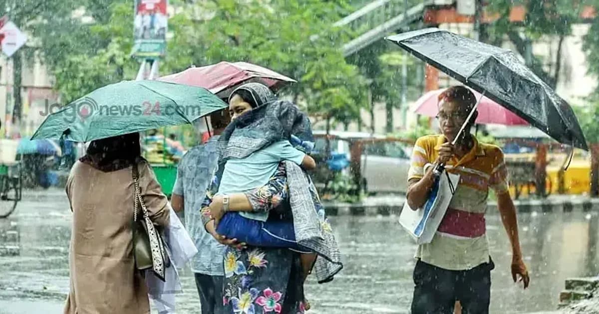 দেশের চার বিভাগে দুইদিন বৃষ্টির আভাস