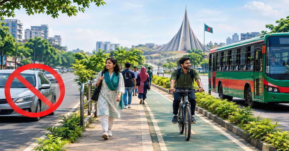আজ বিশ্ব ব্যক্তিগত গাড়িমুক্ত দিবস