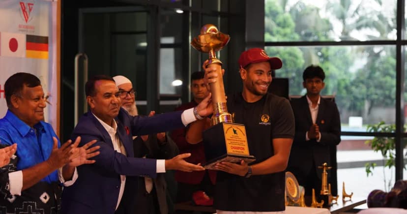 বাংলাদেশ আন্তর্জাতিক স্কোয়াশ ২০২৬ এর জমকালো সমাপনী