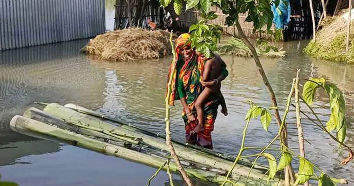 কুড়িগ্রামে তিস্তার পানি বিপৎসীমার ওপরে, নিম্নাঞ্চলে প্লাবন