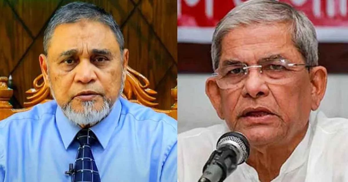 বিকেলে সিইসির সঙ্গে বৈঠকে বসছেন মির্জা ফখরুল