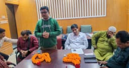 জয়পুরহাট প্রেসক্লাবের ভারপ্রাপ্ত সভাপতি মাশরেকুল ও সম্পাদক শহিদুল