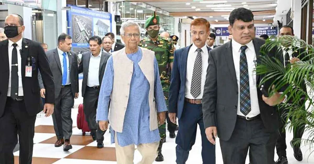 নিউইয়র্ক সফর শেষে ঢাকার পথে প্রধান উপদেষ্টা ইউনূস