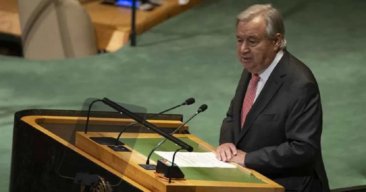 জাতিসংঘ আজ দায়মুক্তি ও বৈষম্যের ভারে ভেঙে পড়ছে: আন্তোনিও গুতেরেস