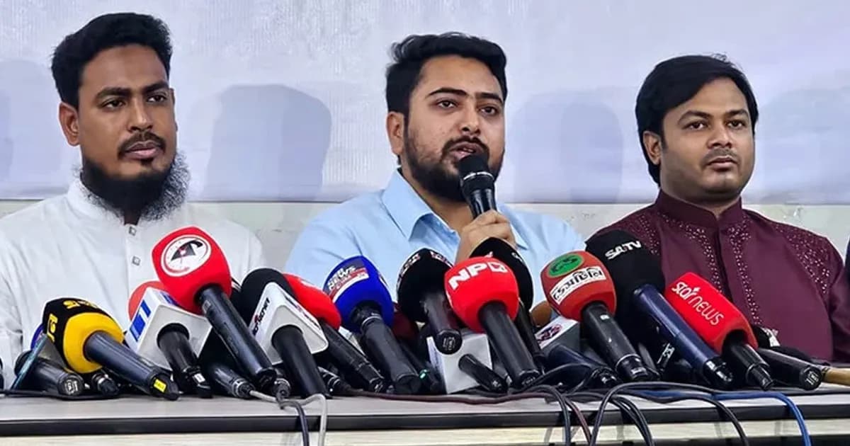 জুলাই গণঅভ্যুত্থানের নেতাদের বিরুদ্ধে মামলাচেষ্টা সুপরিকল্পিত আঘাত: নাহিদ