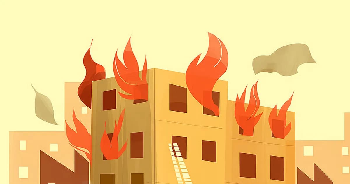 মোহাম্মদপুরে ৬ তলা আবাসিক ভবনে আগুন, নিয়ন্ত্রণে দুটি ইউনিট