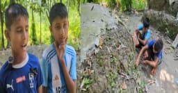 পরকীয়ার টানে চলে গেছেন মা, বাবার কবরের পাশে বসেই কাটে দুই শিশুর সময়