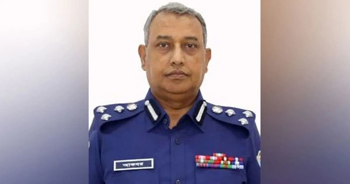 সিআইডির প্রধান হলেন আলি আকবর খান