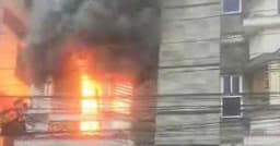 উত্তরায় সাততলা আবাসিক ভবনে ভয়াবহ আগুন, প্রাণহানি বেড়ে ৫