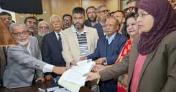 ফেনী-১ আসনে খালেদা জিয়ার পক্ষে মনোনয়নপত্র জমা