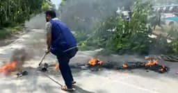 আসলামের প্রার্থিতা বাতিলের প্রতিবাদে মহাসড়ক অবরোধ, দীর্ঘ যানজট