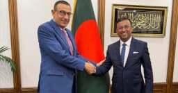 প্রধানমন্ত্রীর উপদেষ্টার সঙ্গে ফিলিস্তিনের রাষ্ট্রদূতের বৈঠক