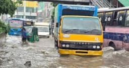 গত ২৪ ঘণ্টায় ঢাকায় সর্বোচ্চ ১৭৫ মিলিমিটার বৃষ্টিপাত রেকর্ড